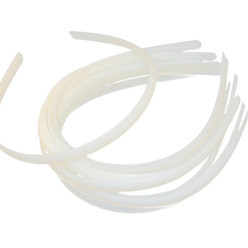 10pcs Plastic Hair Band Hoop Headband for DIY Hair Accessories Crafts 15mm