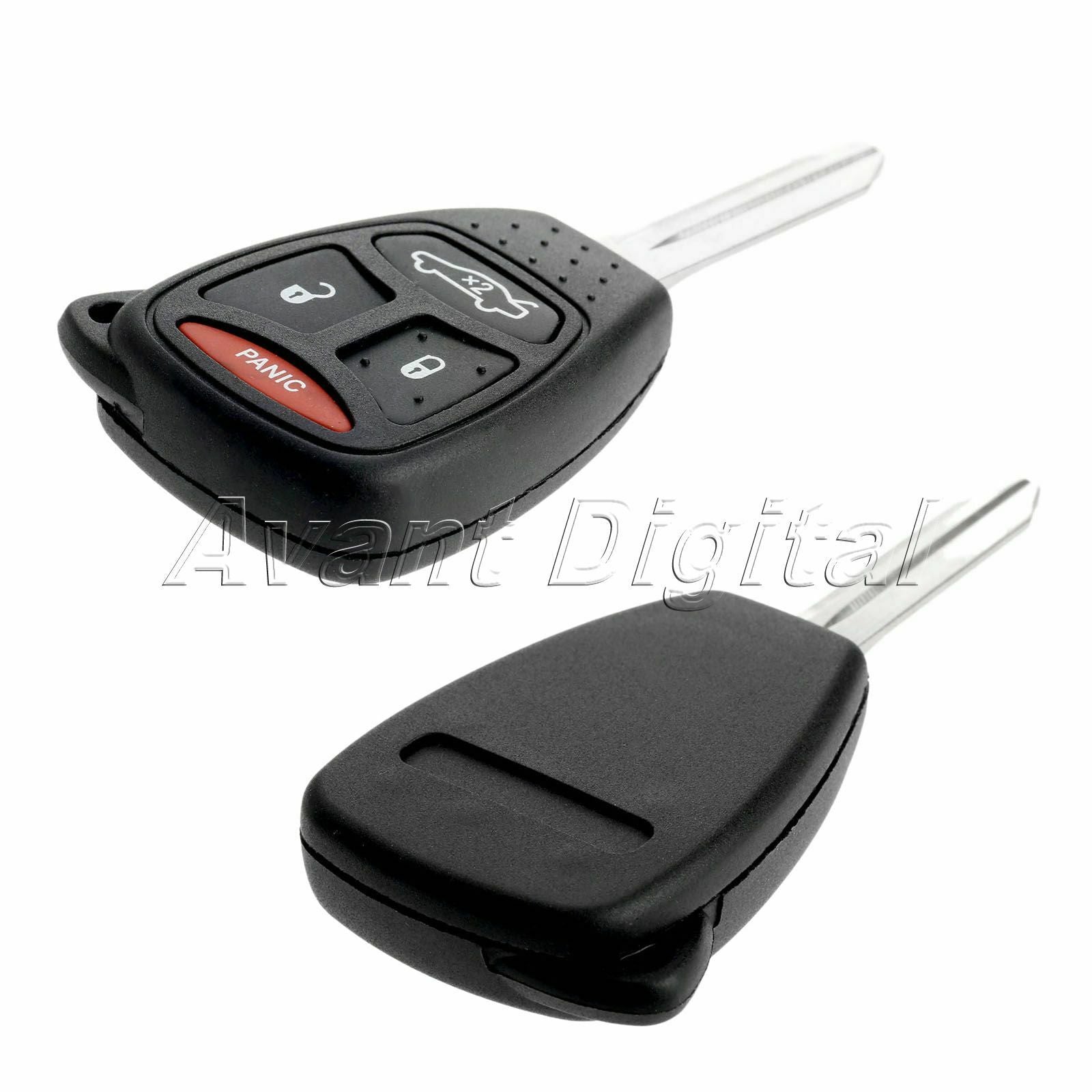 4 Buttons Remote Key Case Shell Replacement for JEEP Commander Grand Cherokee