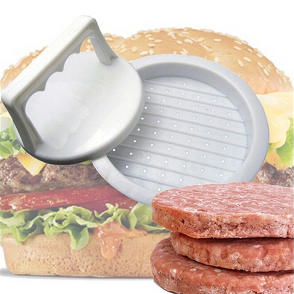 Plastic Burger Press Hamburger Meat Beef Grill Cooking Maker Kitchen Mold.l8