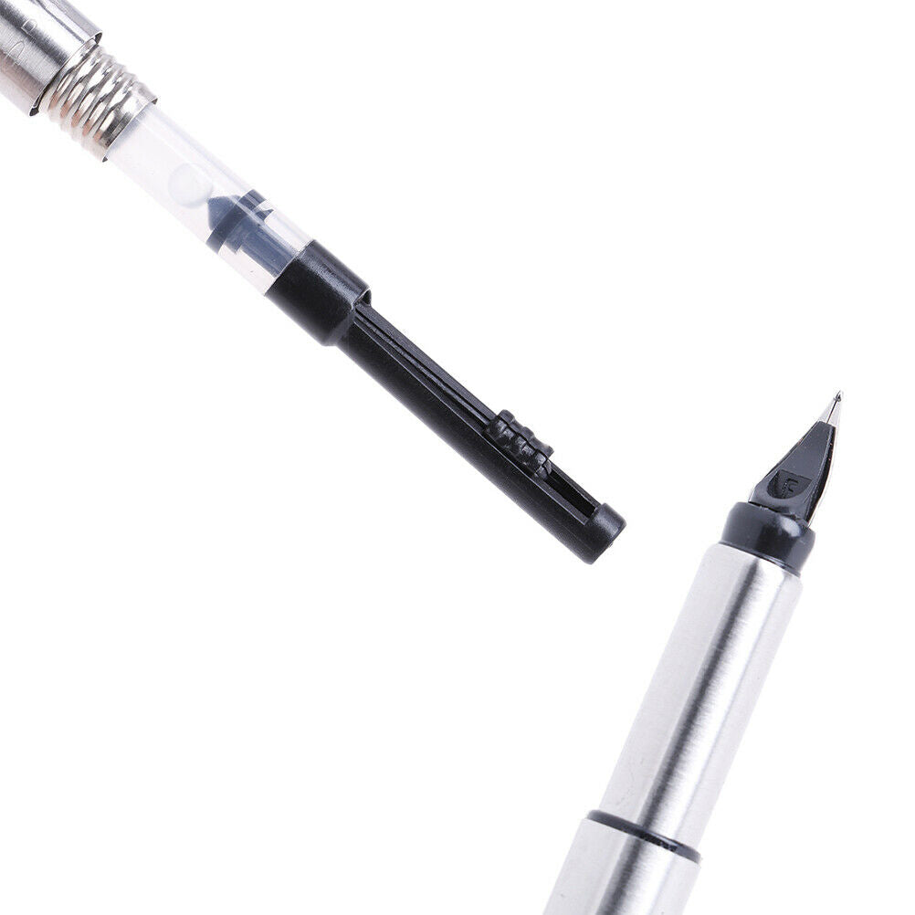 1Pc fashion classic business metal fountain pen 0.5mm office school stud.l8