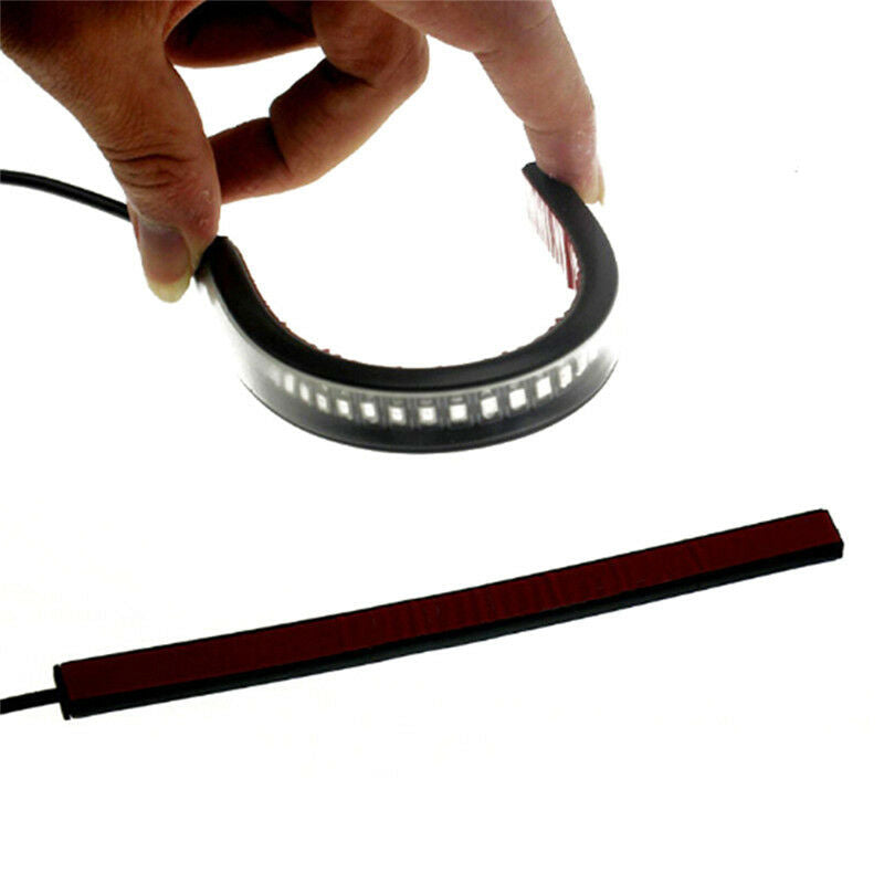 led motorcycle atv tail brake stop turn signal strip light waterproof lam.l8