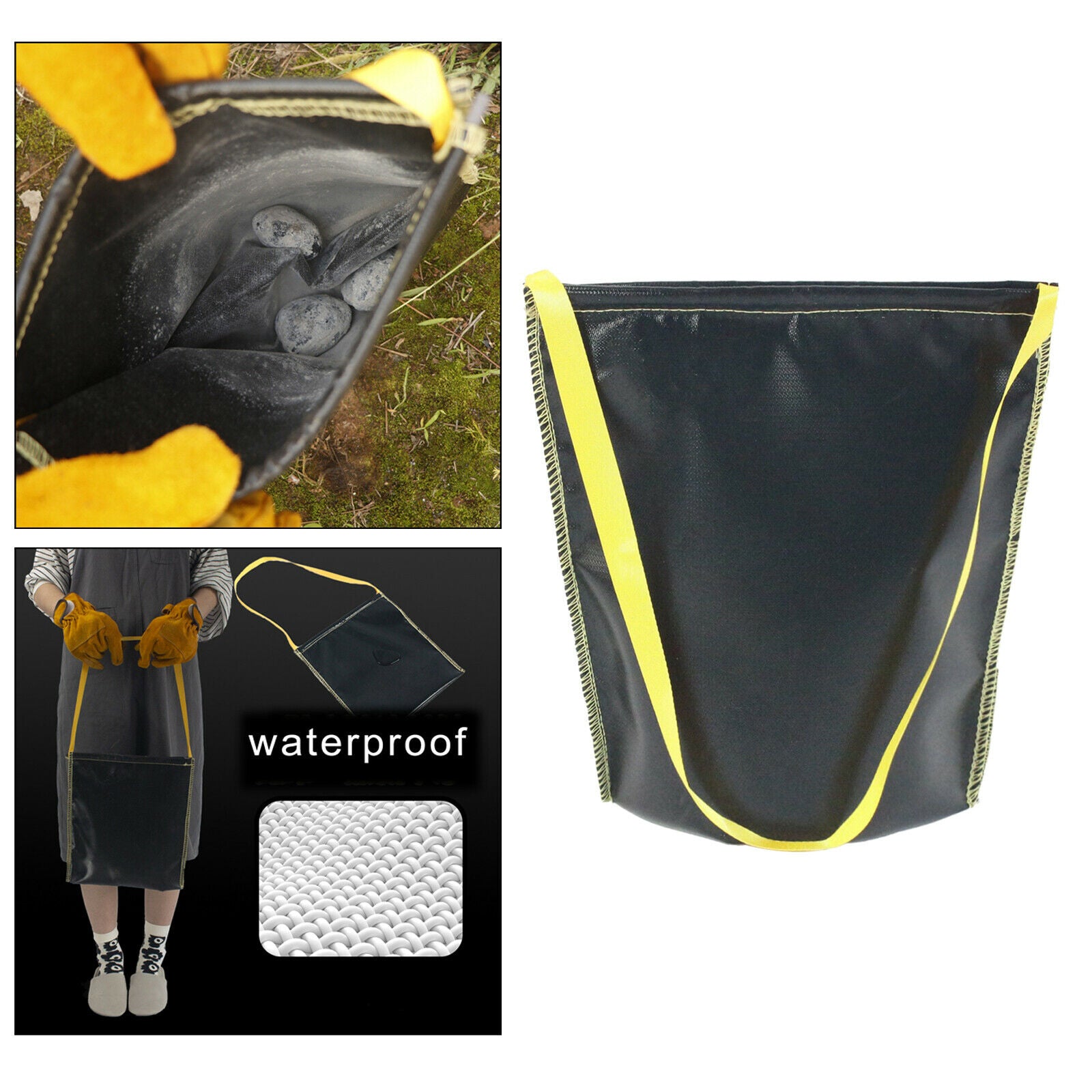 Fireproof Water Resistant Money Bag Cash Document File Safe Pouch Storage