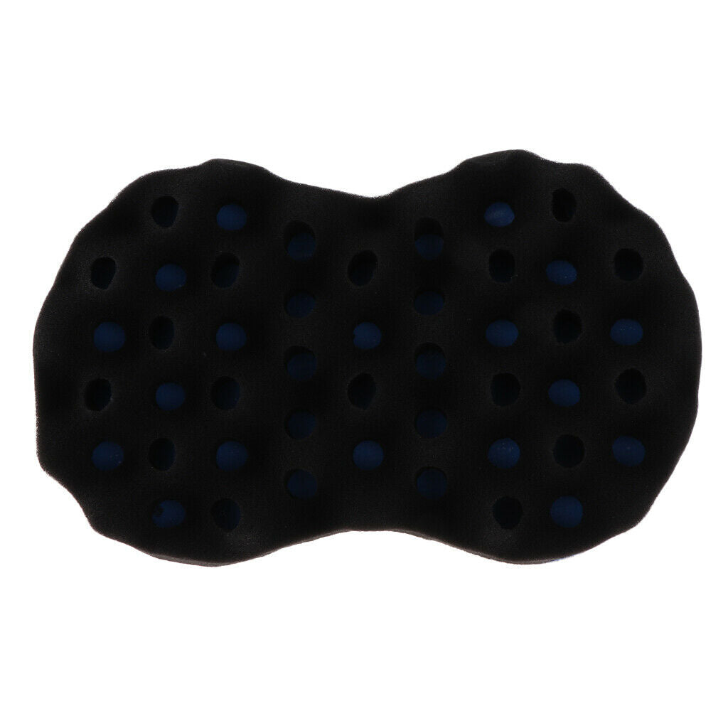 2x Unisex Barber Sponge Hairbrush Double-sided for Wave Afro  Tool