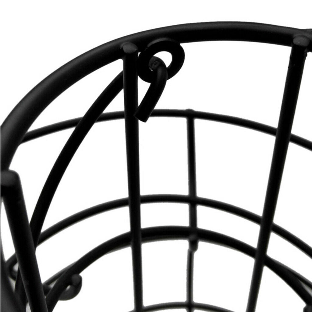 Metal Egg Storage Roller Rack Keeper Stand 24 Eggs Kitchen Worktop Black