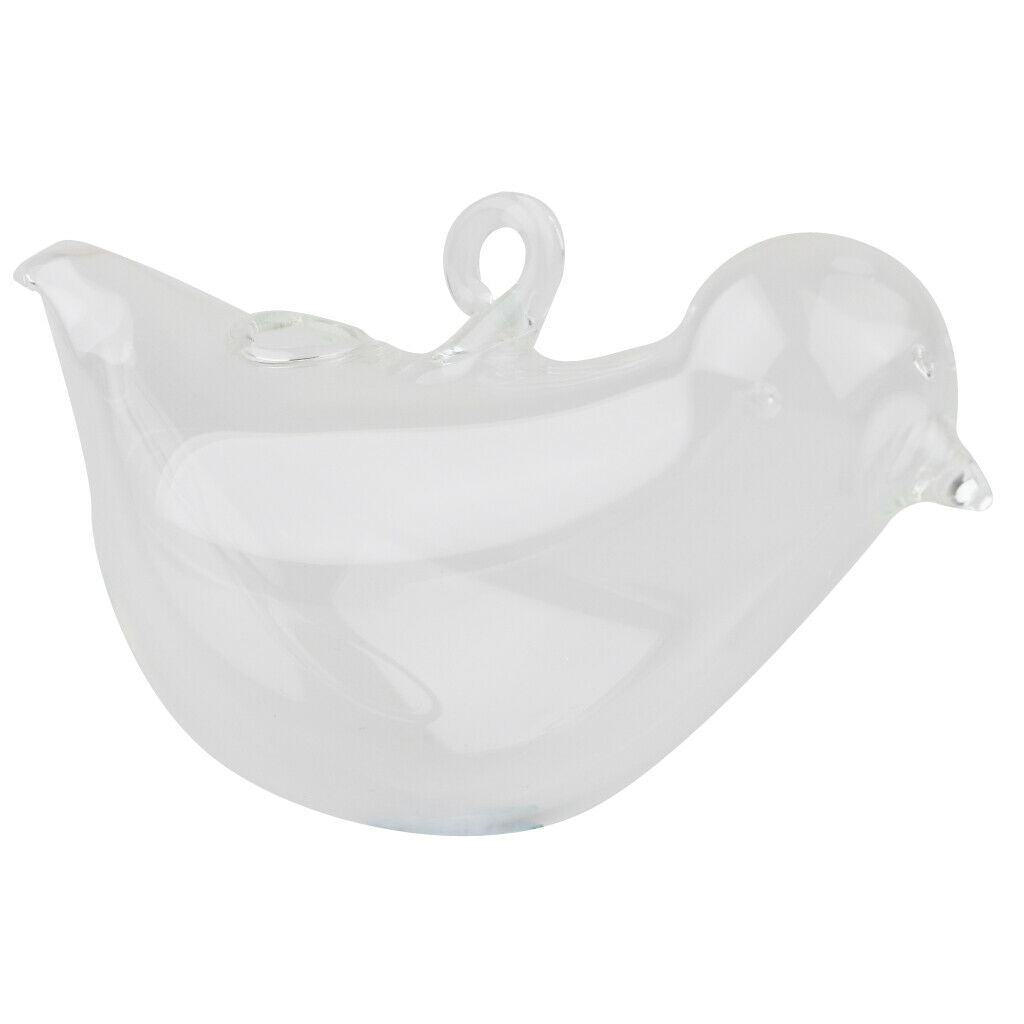 Bird Shaped Glass Vase Flower Door Plants Decorations Home Garden, Hanging, Size