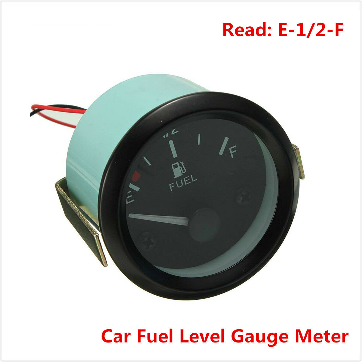 2" 52MM Car Automobile Universal 12V FUEL LEVEL METER DIAL GAUGE E-1/2-F Pointer