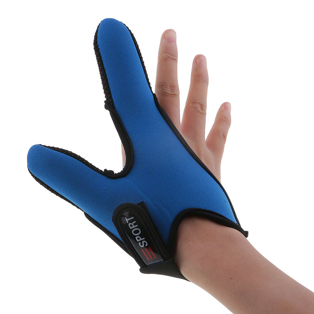Professional Thumb + Index Finger Glove for Fishing - Blue