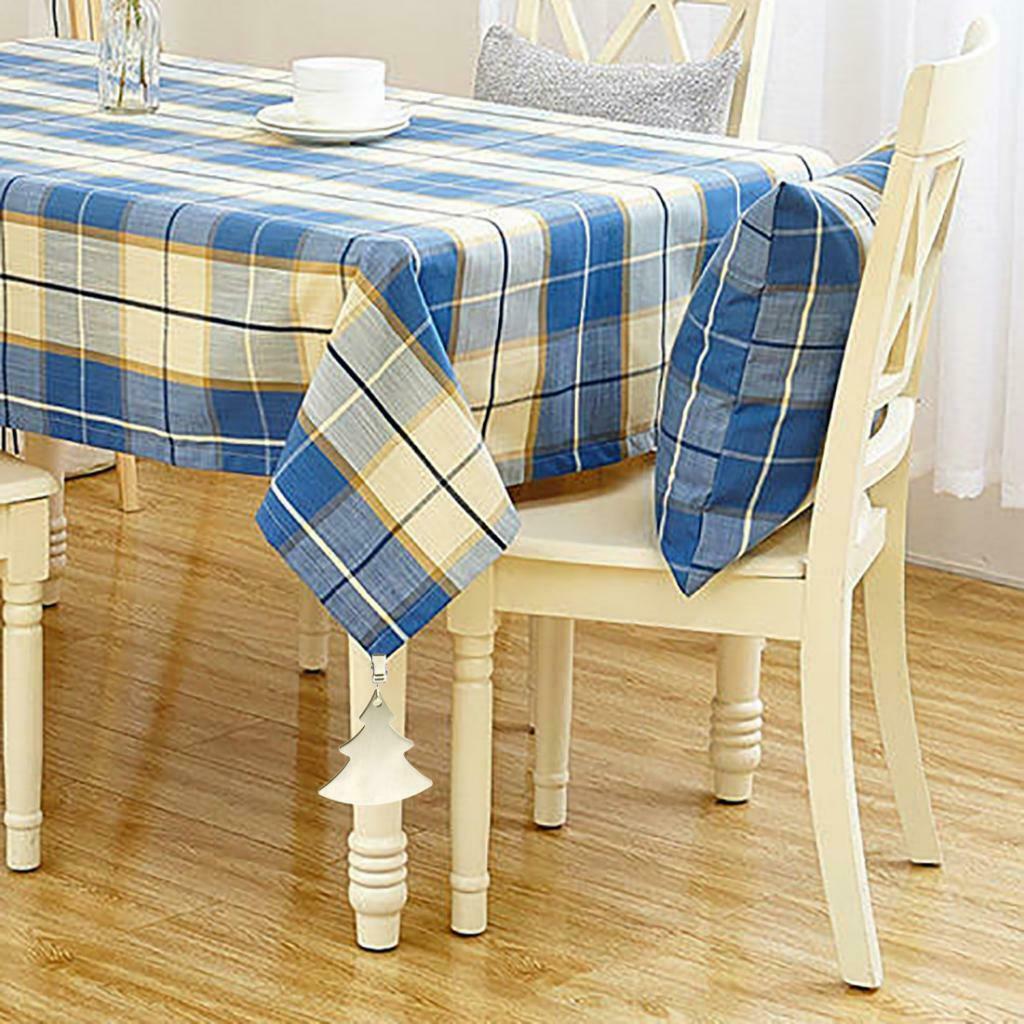 4Pcs Stainless Steel Tablecloth Clip Creative Table Cloth  For Picnic