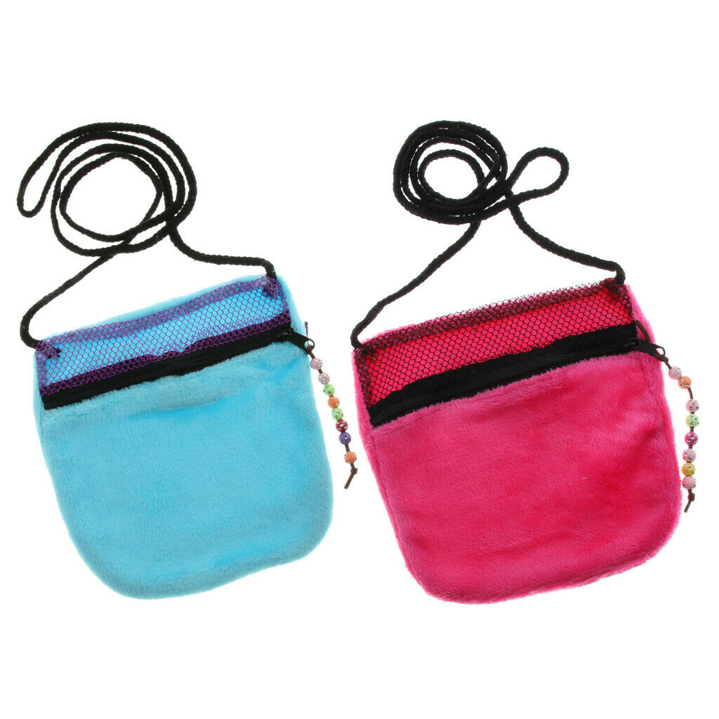 Small Animals Outdoor Travel Bag Hamster Sleep Bunting Comfortable Pink