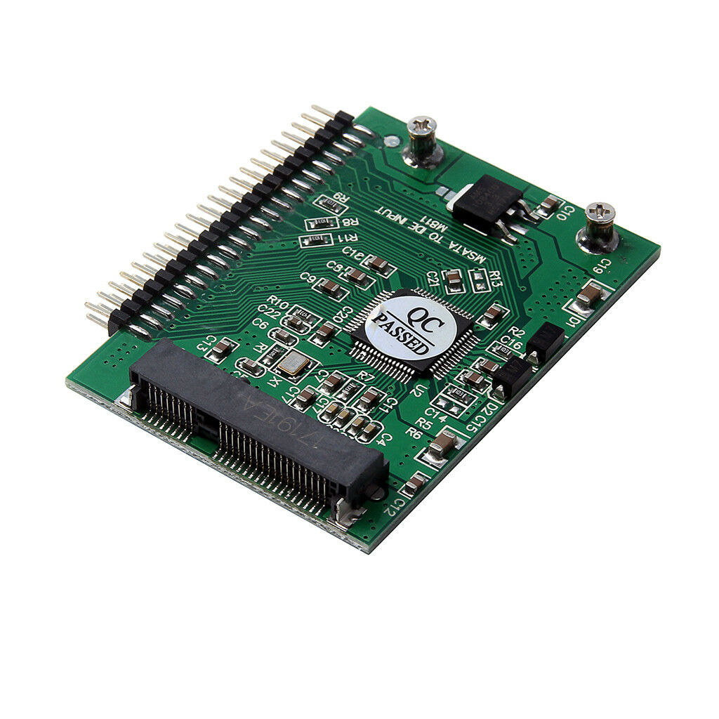 mSATA SSD to 44 Pin IDE Converter Adapter as 2.5 Inch IDE HDD 5 Volt For Laptop