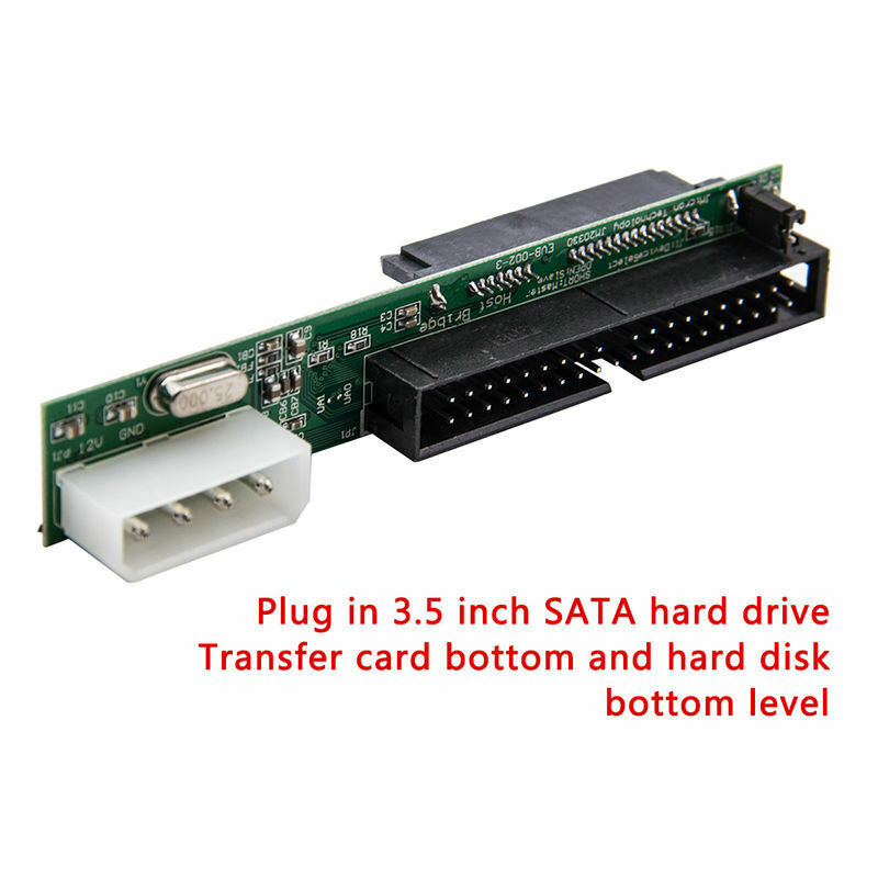 7+15Pin 2.5 Sata Female To 3.5 Inch Ide Sata To Ide Adapter Converter Male 40 P8
