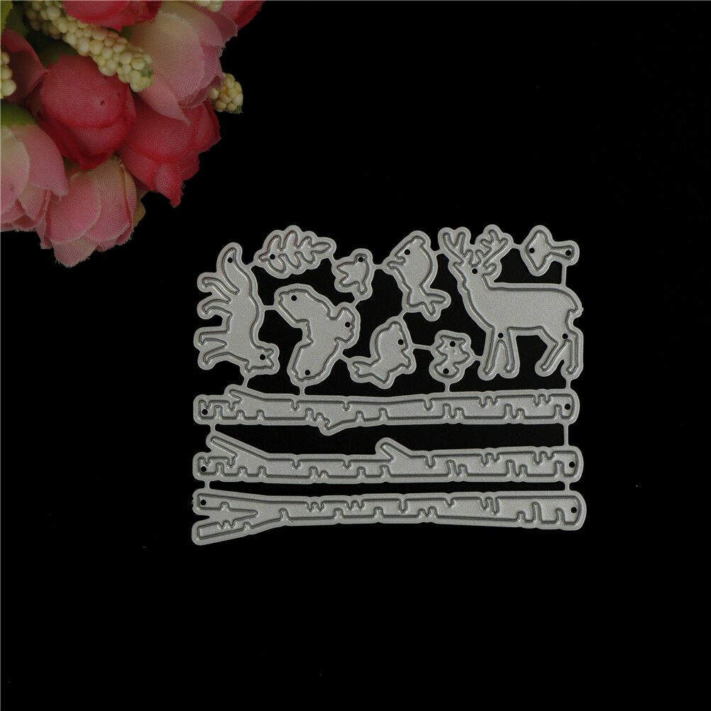 Forest Tree Pole Design Metal Cutting Dies For DIY Scrapbooking AlbumCardD.l8