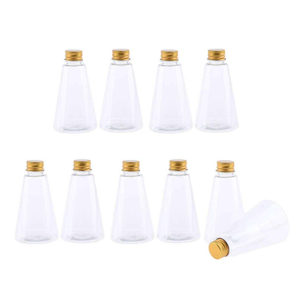 Premium Empty Plastic Bottles Clear Travel Containers Refillable BPA-free