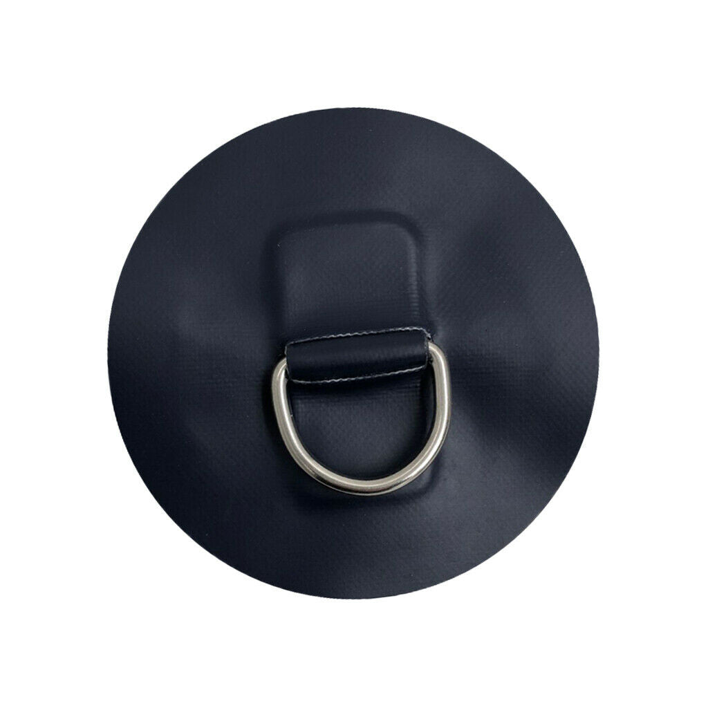 Stainless Steel D-Ring Pad Patch for PVC Inflatable Boat Raft Canoe Dinghy Kayak