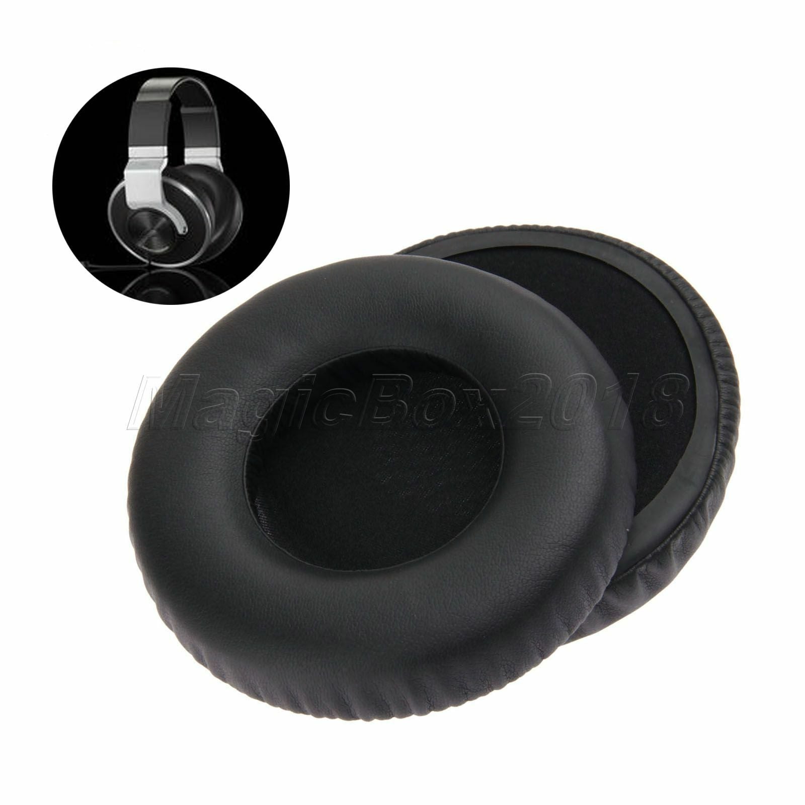 Black Ear Pads Cushion Earpads For AKG K550 K551 K553 Headphones Replace Parts