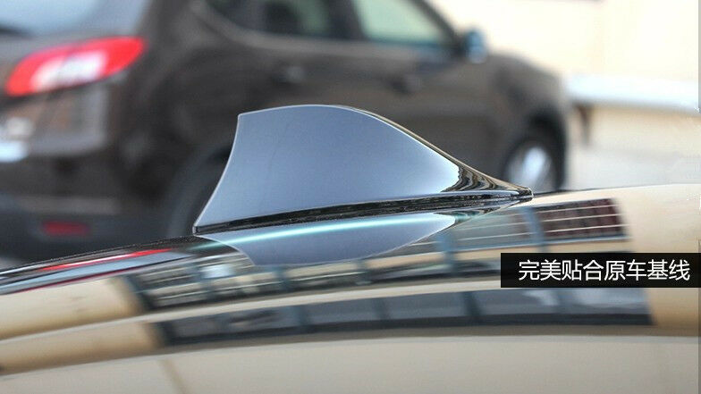 Auto Car Exterior Roof Decorative Shark Fin AM/FM Radio RV Signal Aerial Antenna