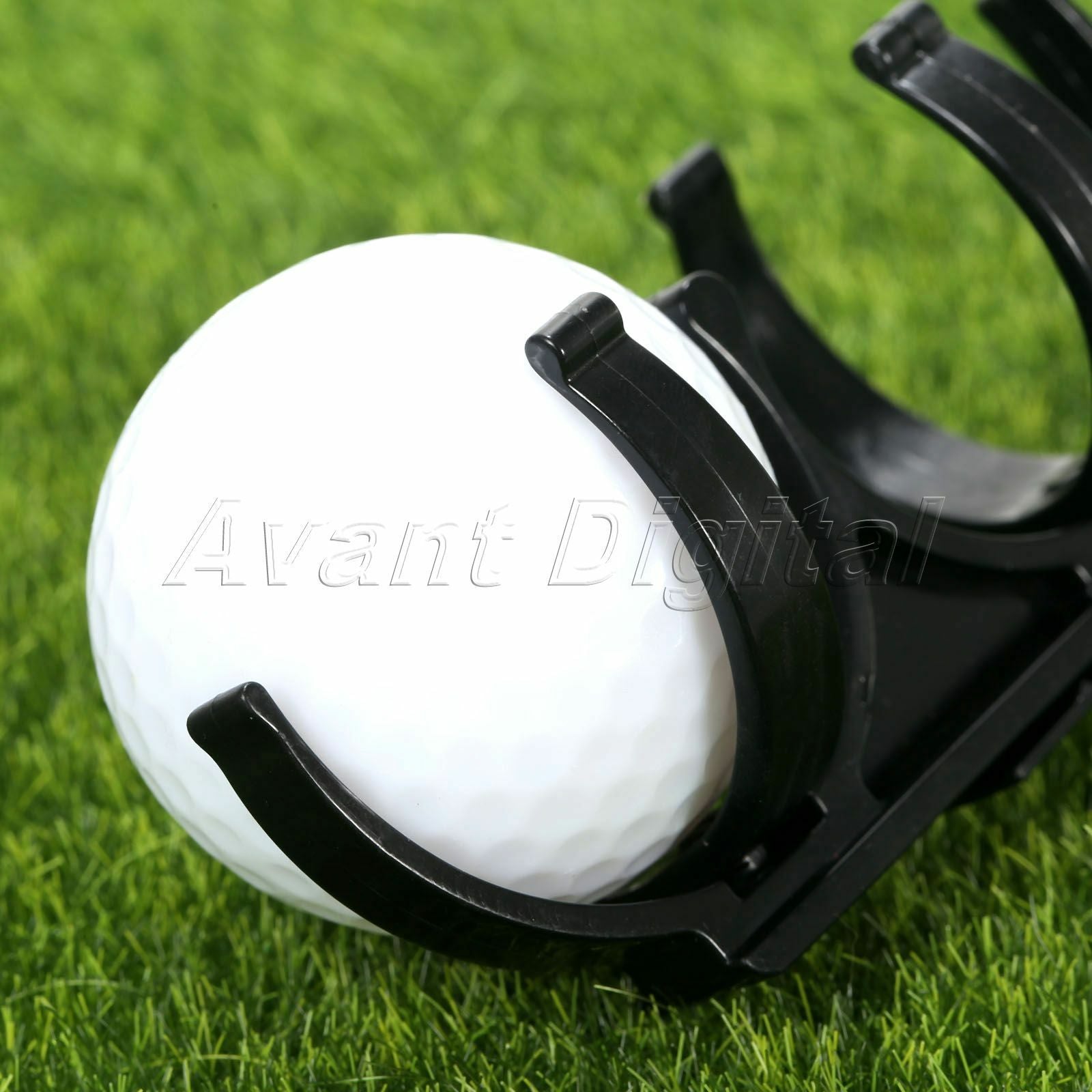2 x Golf Ball Holder Clip Organizer Black Golfing Club Sports Training Accessory