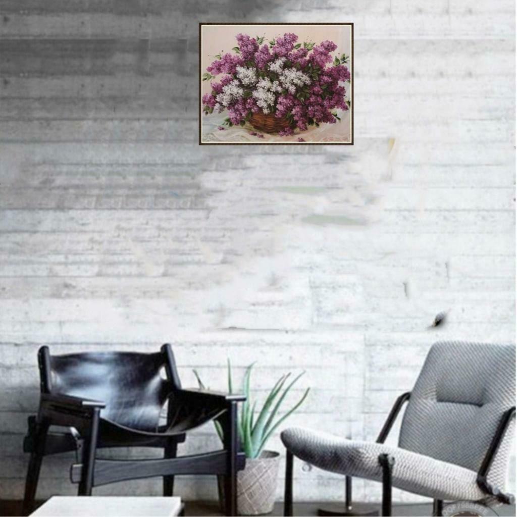 5D Diamond Painting Embroidery Cross Stitch Kit Home Decor Flower 2