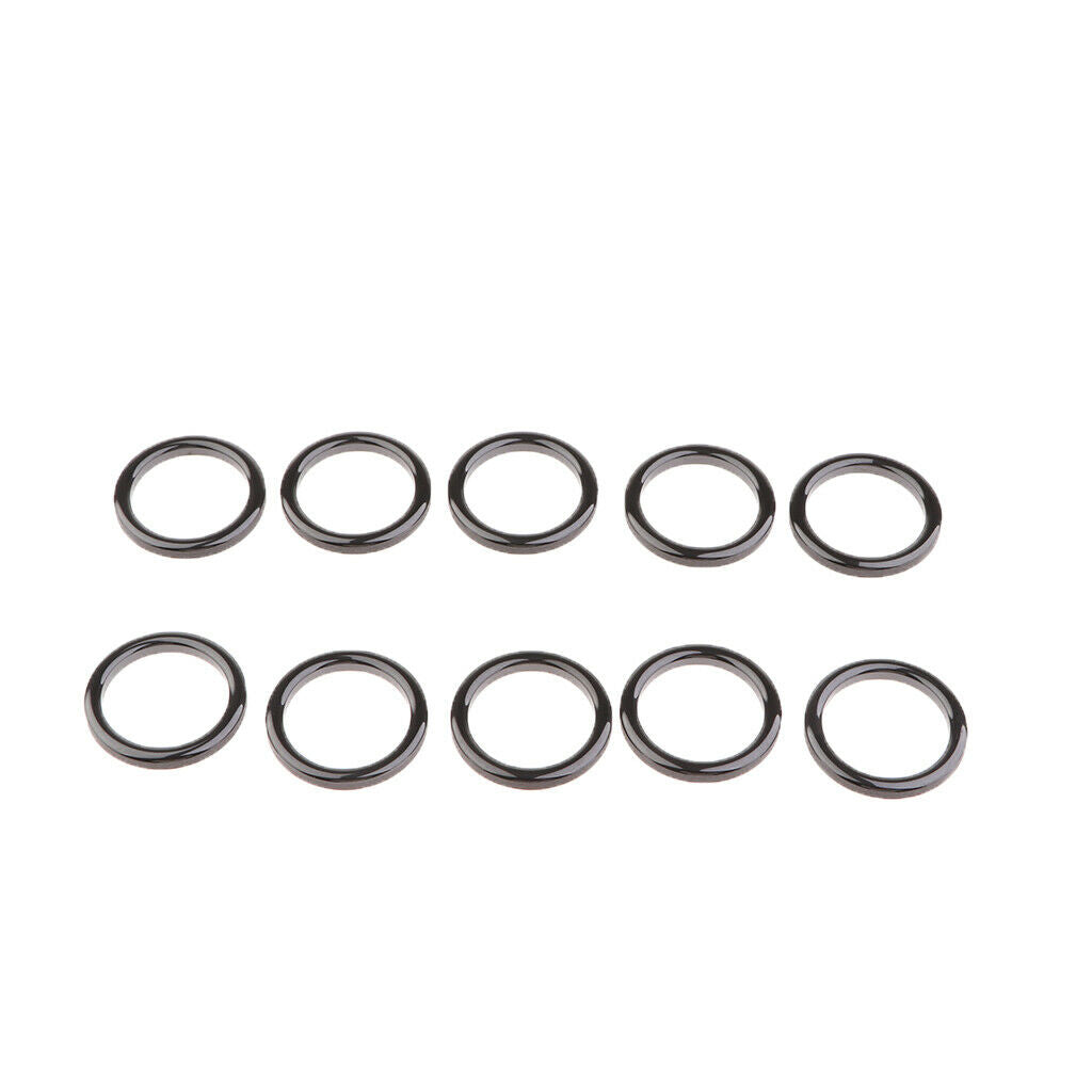 10PCS Fishing Rod Guide Tip Ring DIY   Pole Tips Ceramic Rings
