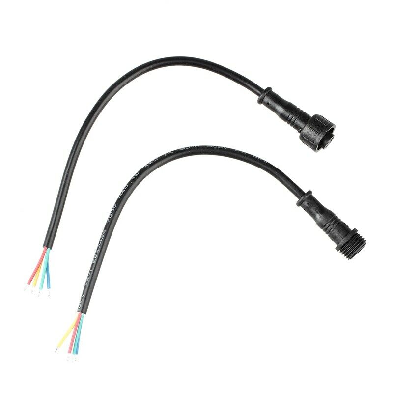LED Strips 4 Pin Waterproof Power Connector Cable Black T7B7B7