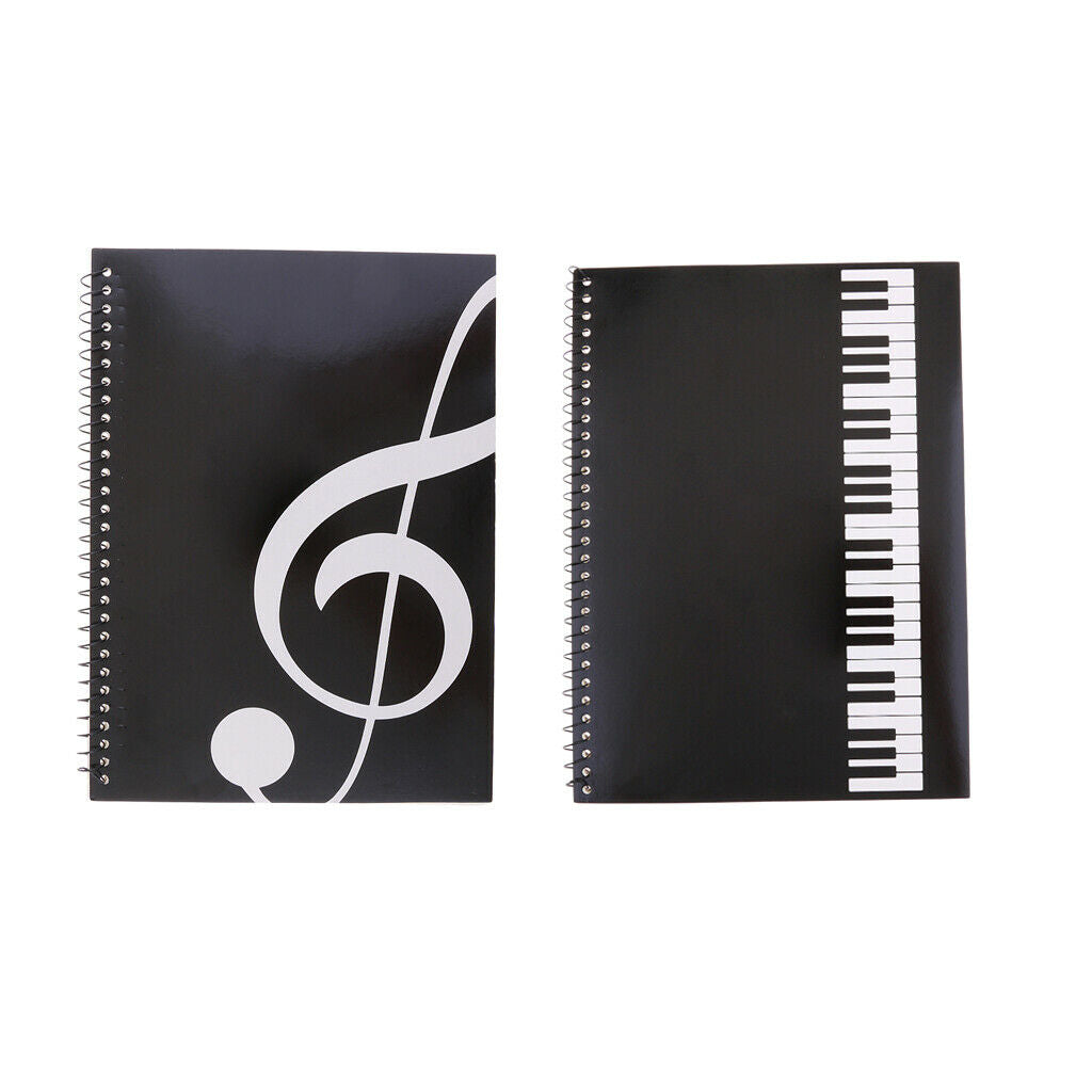 Notebook Paper Diary Book Travel Journal Notebook Music Notes Pattern