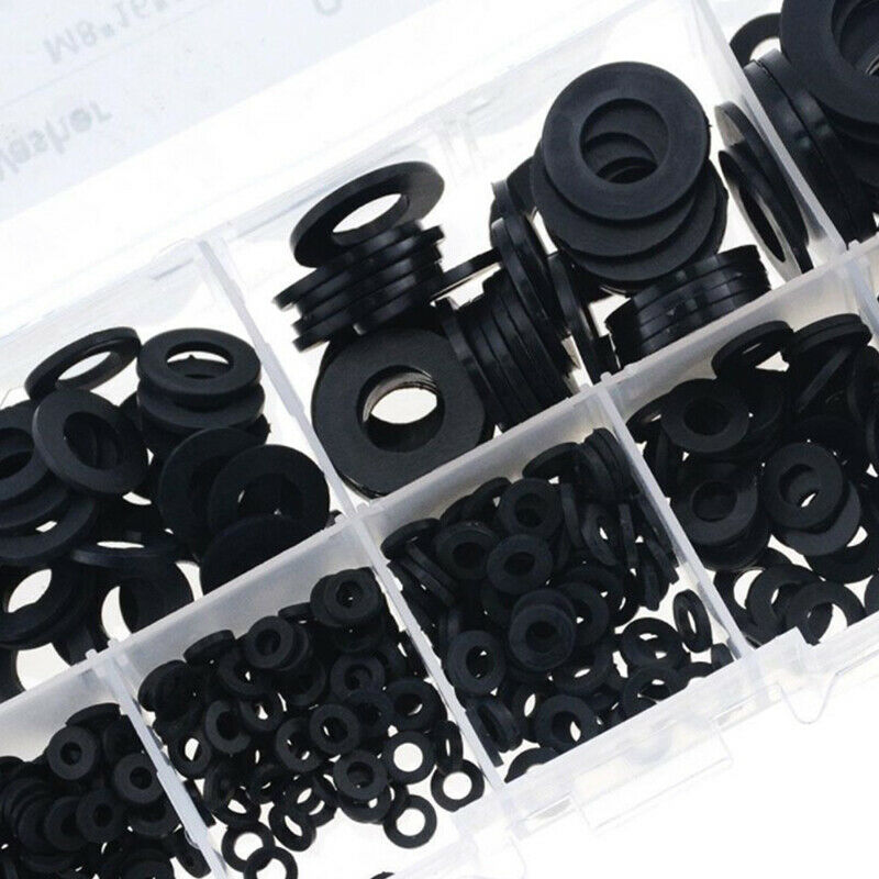 500Pcs M2 M2.5 M3 M4 M5 M6 M8 M10 Plastic Nylon Washer Flat Washer Gasket R SJ