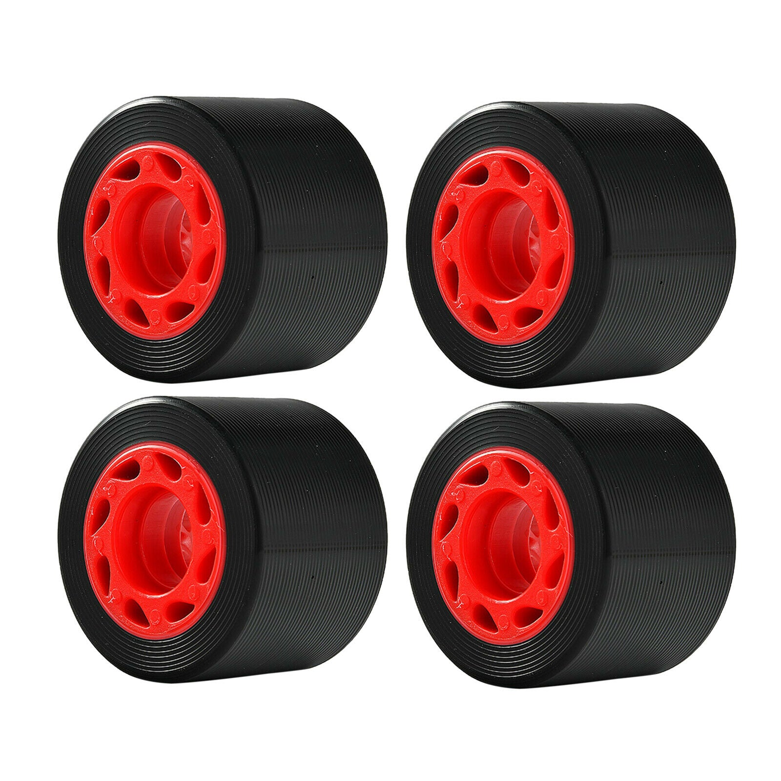 4 Pieces Skateboard Wheels Black RollerHigh Performance Casing Maintenance