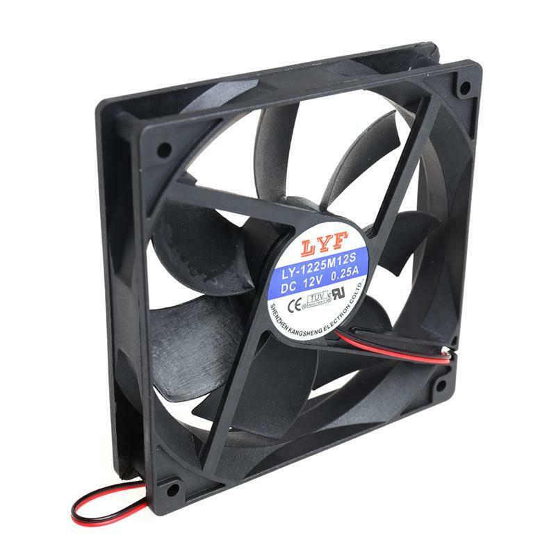 12cm High Speed Computer DC 12V 2Pin PC Case System Hydraulic Cooling Fan 12025