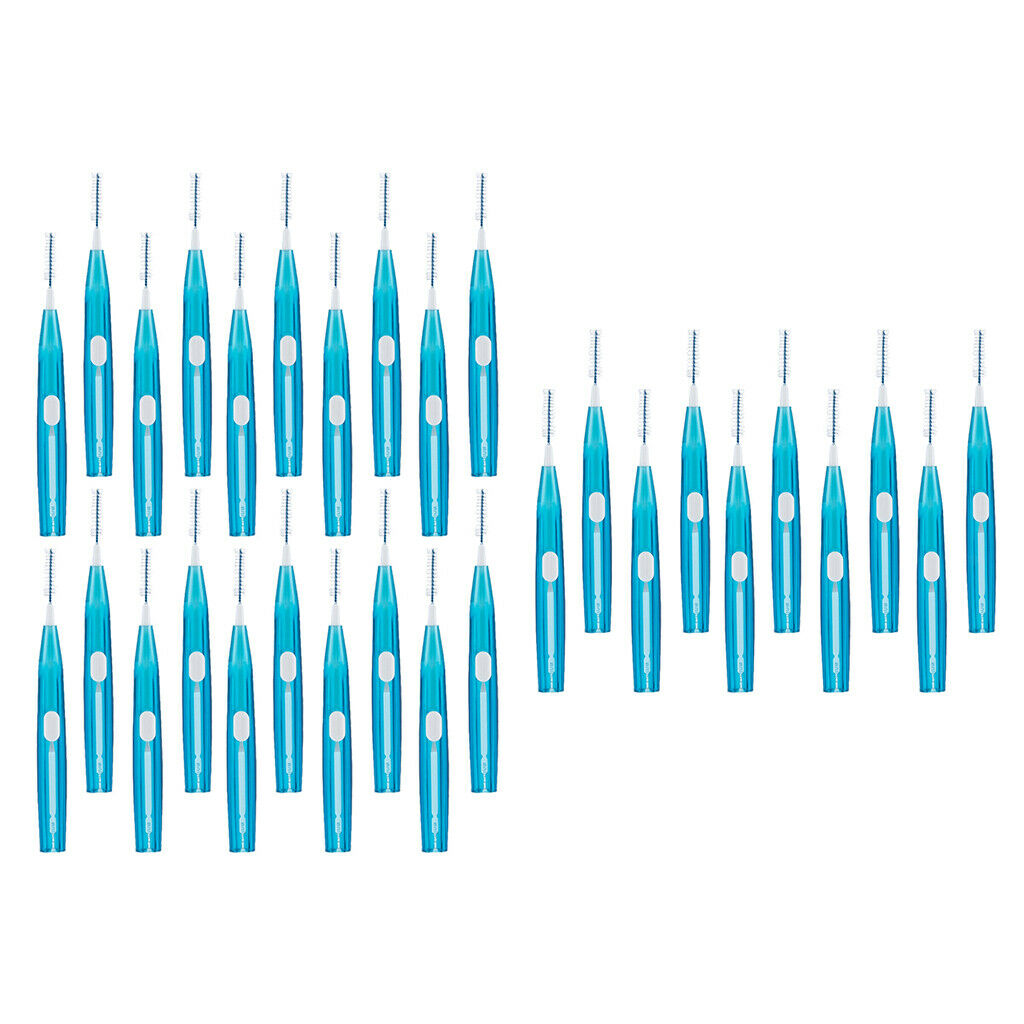 30x Push-pull Oral Care Interdental Brushes Teeth Cleaner Toothpick Brush