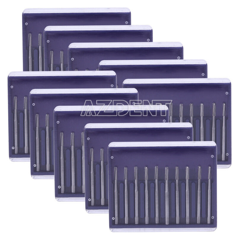 5 Kits Dental Lab Carbide Tungsten Steel Burs Drills FG1958 for High Speed