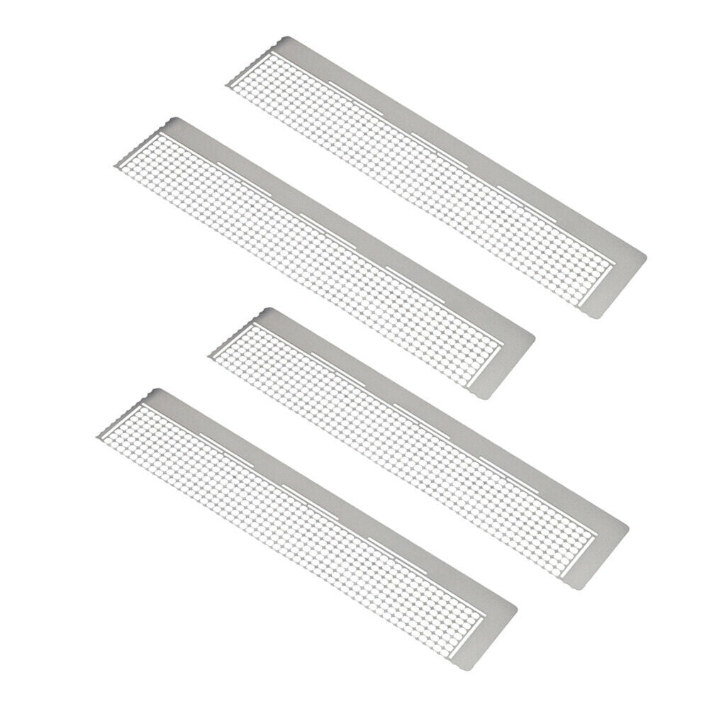 4pcs Stainless Steel DIY Dot Drill Ruler Diamond Cross-Stitch Painting