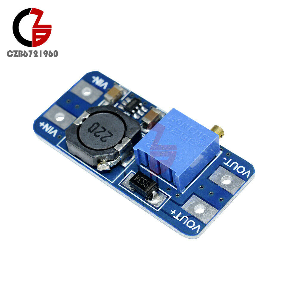 2Pcs MT3608 Step Up Power Apply Booster Module DC-DC 2V-24V 2A