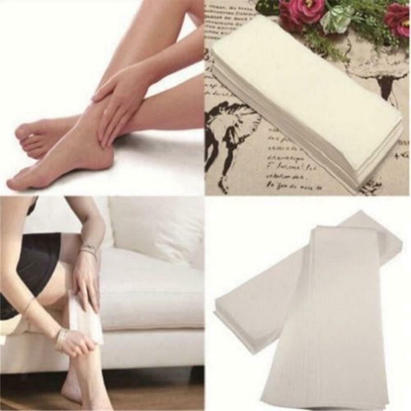 Non Woven Facial Body Leg Hair Removal Paper Depilatory Wax Strips Epilator Tool