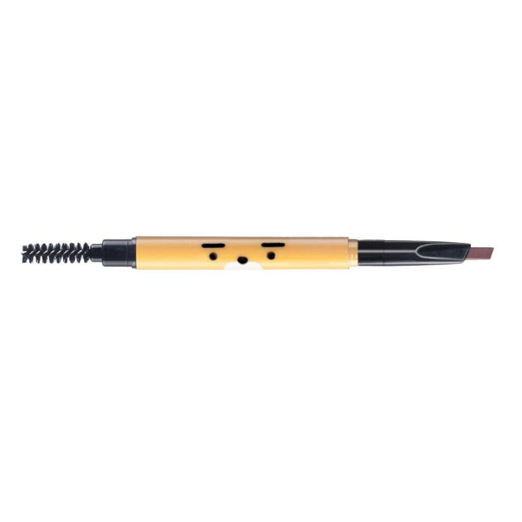 Waterproof Rotary Eyebrow Pencil Long-lasting Eyebrow Makeup Pen Red Brown