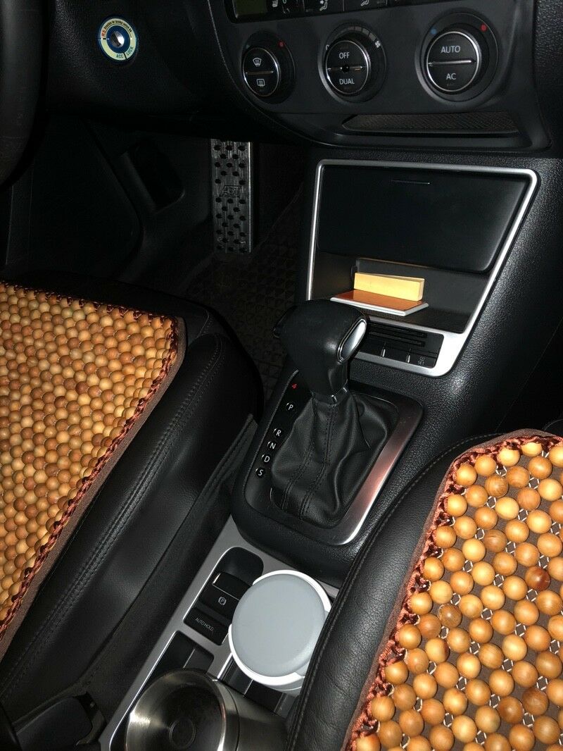For VW Volkswagen Tiguan 2010-2015 Console Gear Box Storage Box Frame Cover Trim