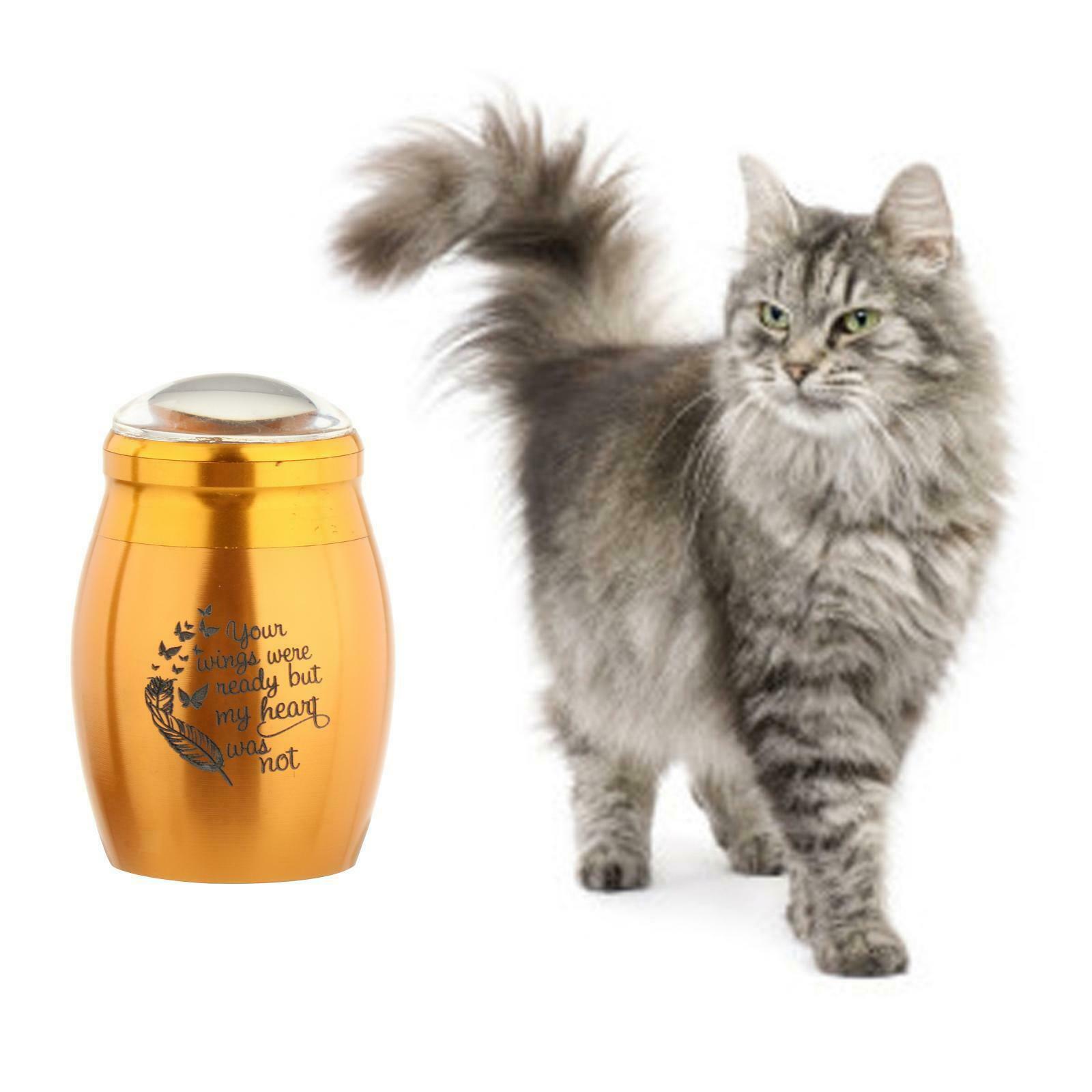 Stainless Steel Pet Keepsake Urn Mini Cremation Urns for Sharing Handcrafted