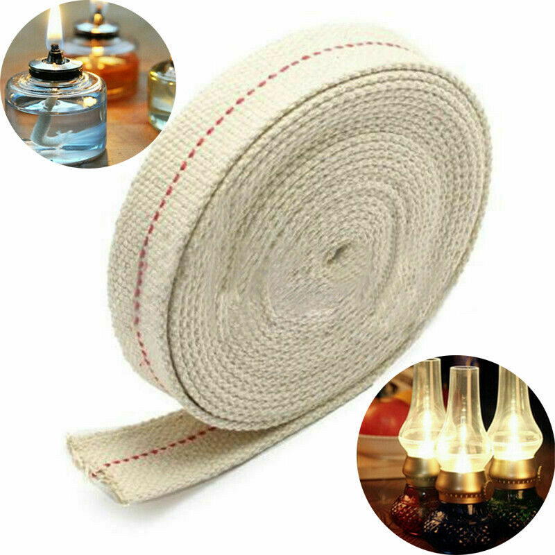 1M Oil Lamp Wick, 1 Rolls 2cm Cotton Burner Lighting Lantern Wick Oil