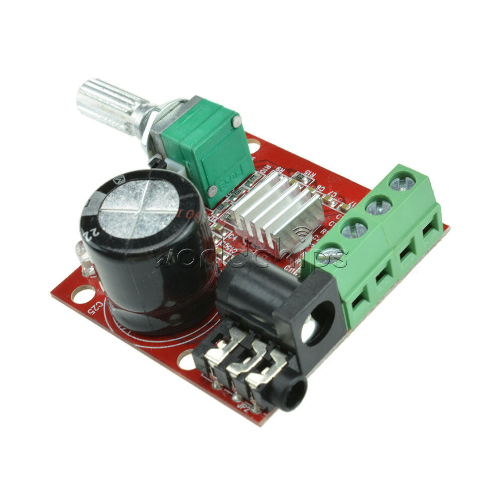 Hi-Fi PAM8610 Audio Stereo Amplifier Board Module Dual D Class Channel 2X10W 12V
