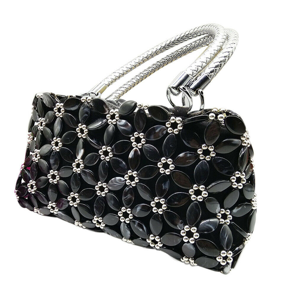 DIY Beads Bag Handbag Making Kits for Beginners Handmade beaded bag Black