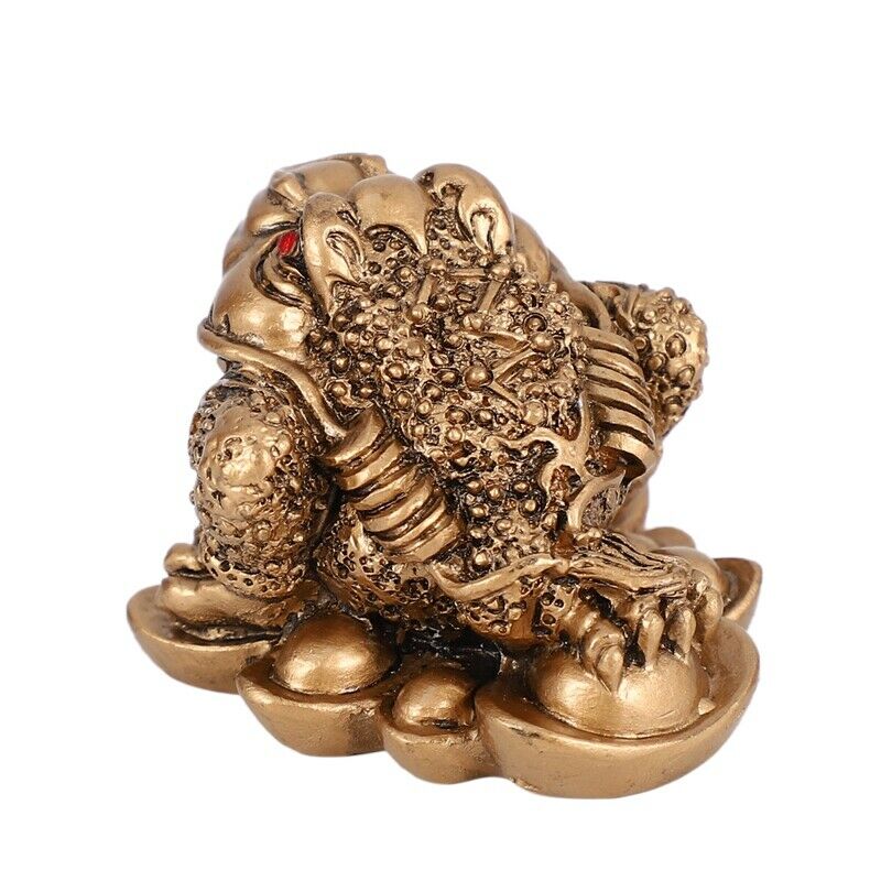 Chinese Feng Shui Money Lucky Fortune Wealth  Toad Coin Home Decoration Home OI3