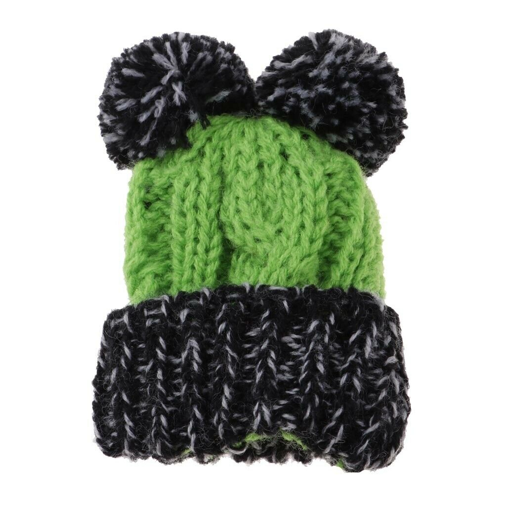 Cute Wool Knitted Hat Ski   Christmas Hat Winter Outfit For  Green