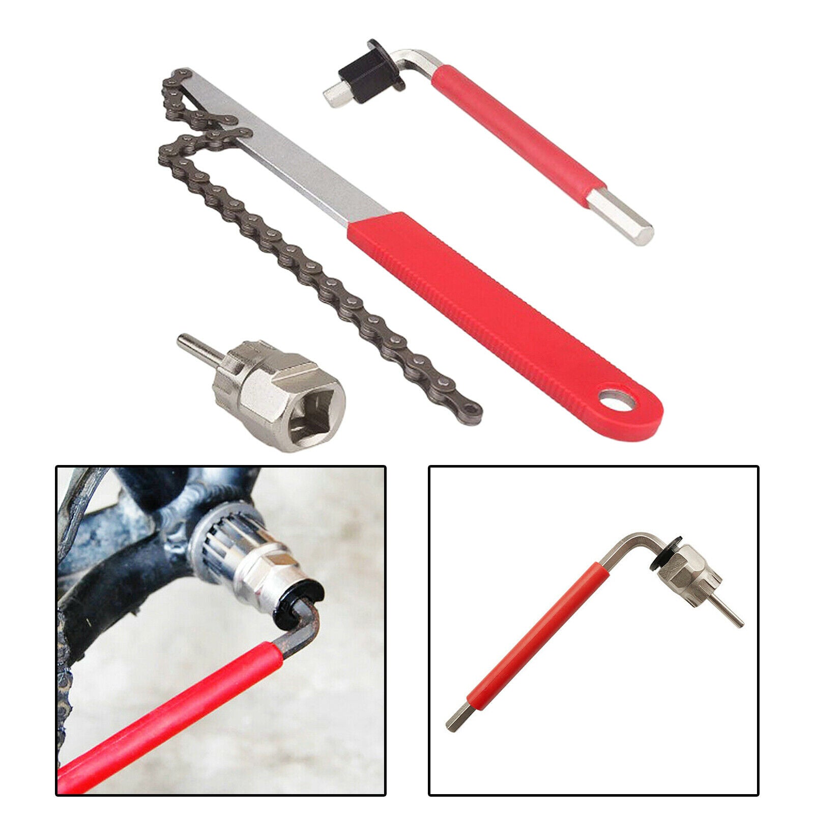 Bike Cassette Removal Repair 7 8 9 10 Speed Cassettes Remover Remove Wrench
