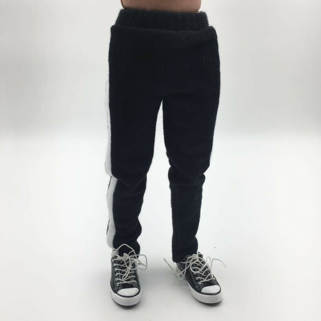 1:6 Men 18cm Side-striped Pants for 12inch Enterbay DID Dress up Accessory