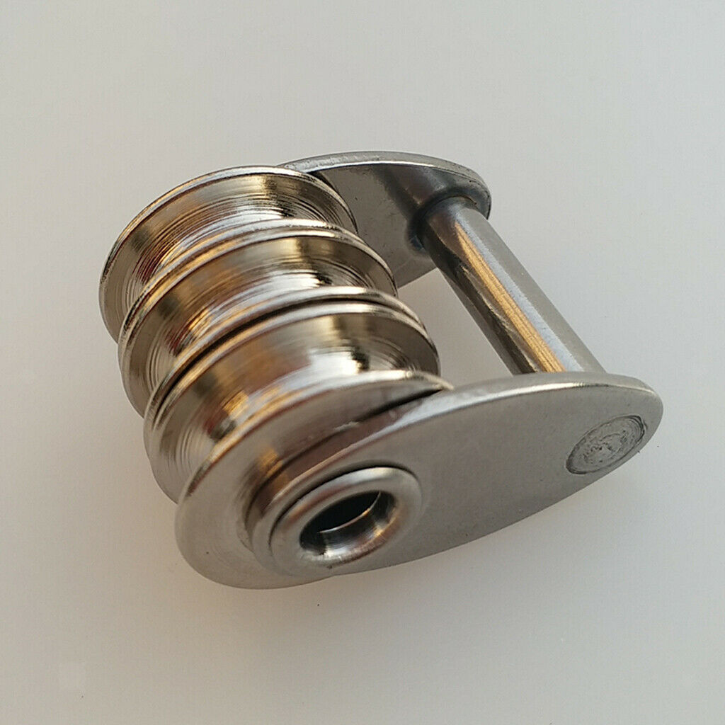 316 Stainless Steel Sail Tack Triple Pulley Part for Windsurfing Sails