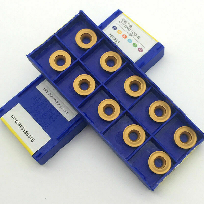 RCMT1204MO R6 Indexable CNC carbide Milling inserts for steel RCMT12