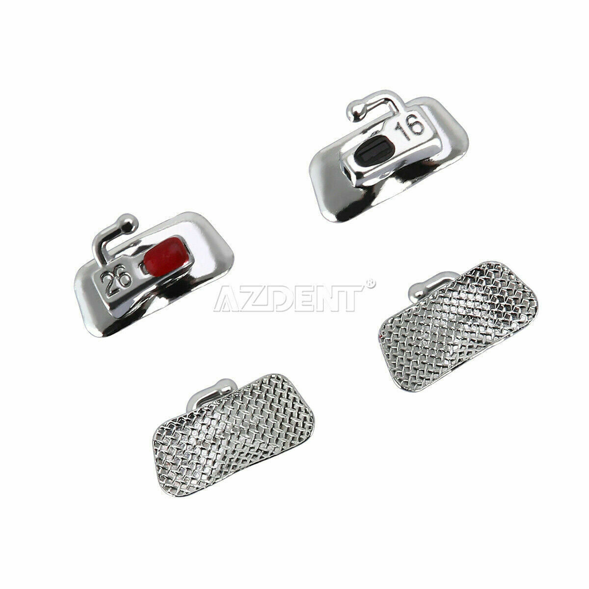 100 X Dental Orthodontic Buccal Tubes 1st Molar MBT 022 Bondable Non-Convertible