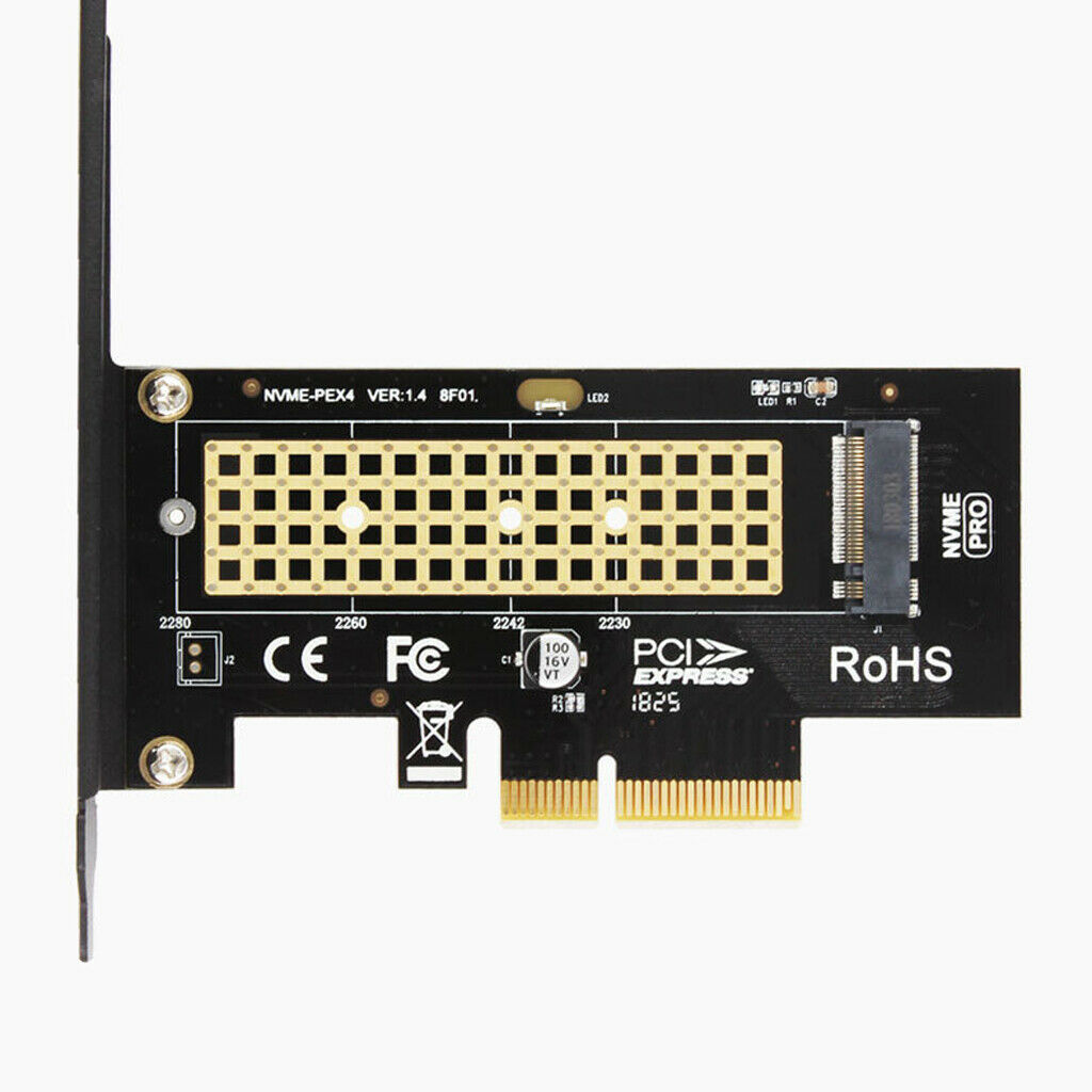 4x M.2 to PCIe Adapter,  M2 HDD to PCI-e 3.0 x4 Gen3 Host Expansion Card