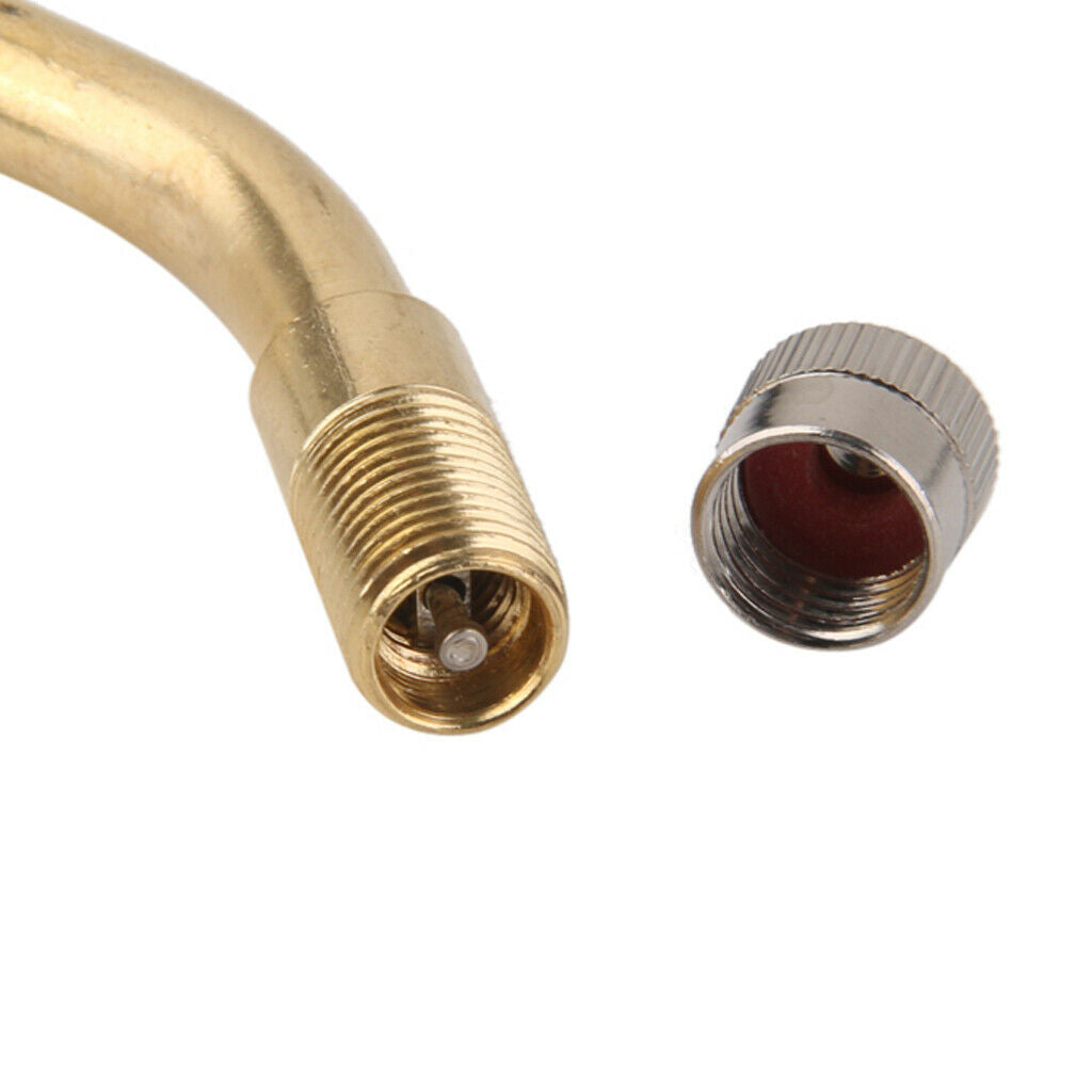 45 Degree Car Brass Tire Valve Stem Extension Replacement Parts Accessories