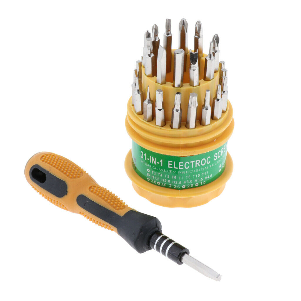 31-in-1 Screwdriver Set DIY Repair Kit Multitool with Magnet Bits Screwdrivers