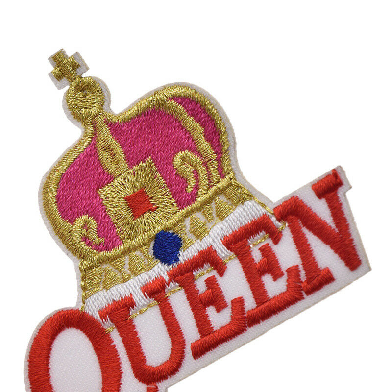1pc Queen Crown Design Iron-On Sewing Patch Cloth Badge Garment Motif Appliques
